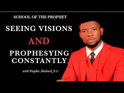 How to Maintain Constant Prophetic flow| seeing vision constantly|