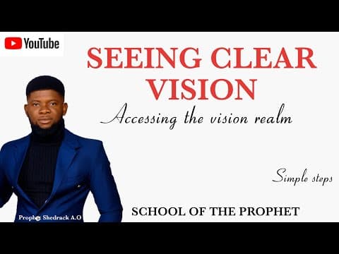 How to see visions clearly |simple steps to seeing visions|