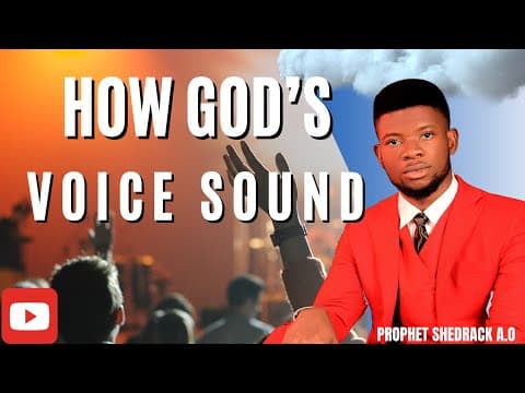 This is how God’s Voice sound like