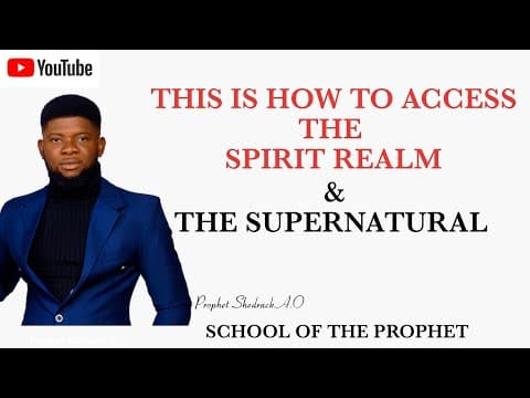 Accessing the Prophetic and the Supernatural