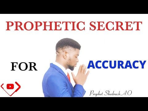 How to become accurate in the Prophetic part 2 (Names, number, addresses) simple step